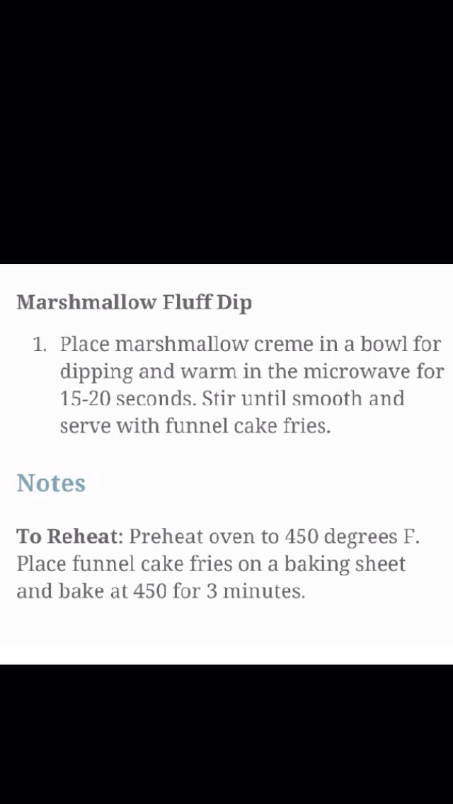 Funnel Cake Fries With Marshmallow Dip!!!!