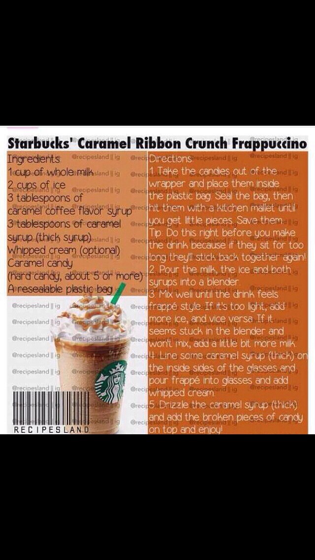 Homemade Starbucks Drinks 