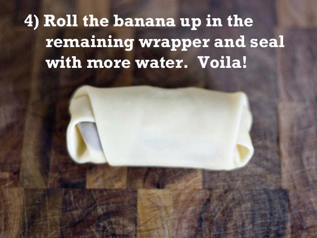 Banana Nutella Spring Rolls With Ice Cream Easy And Delicious 