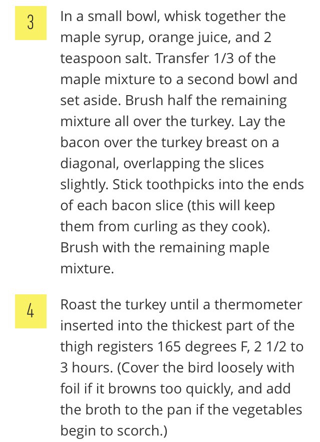 #Friendsgiving Bacon Maple-Orange Turkey