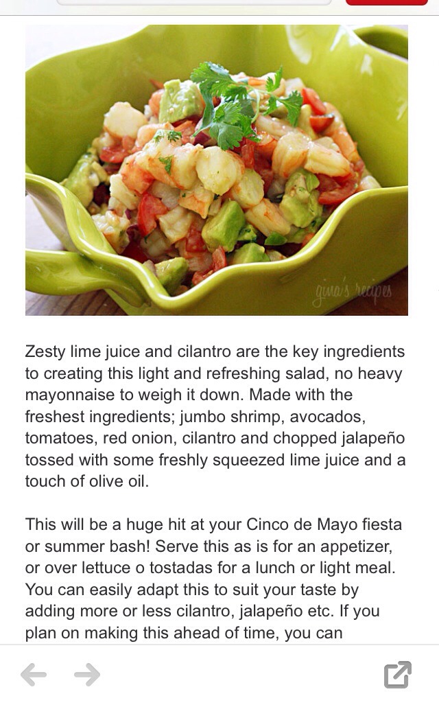Zesty Lime Shrimp & Avocado Salad...