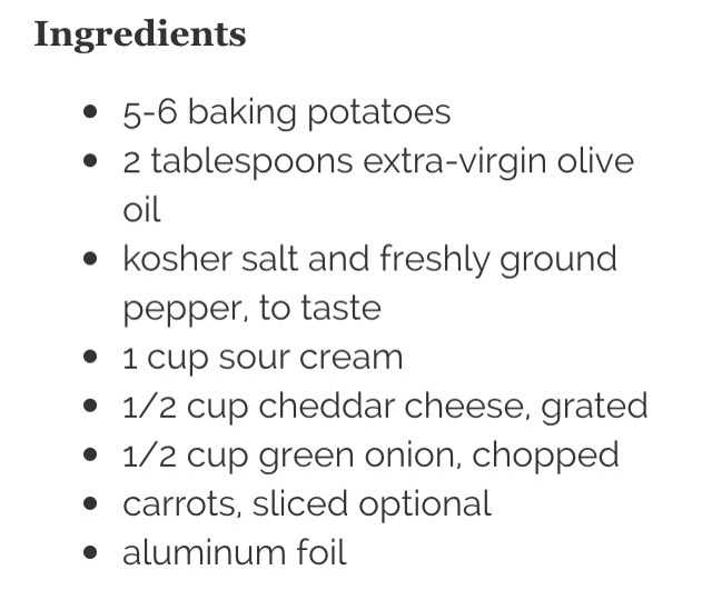 🌀 Slow Cooker Baked Potatoes 🌀