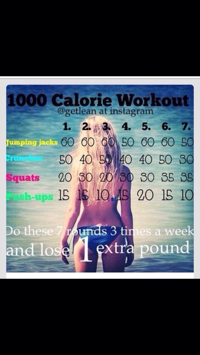 1000 Calorie Workouts 