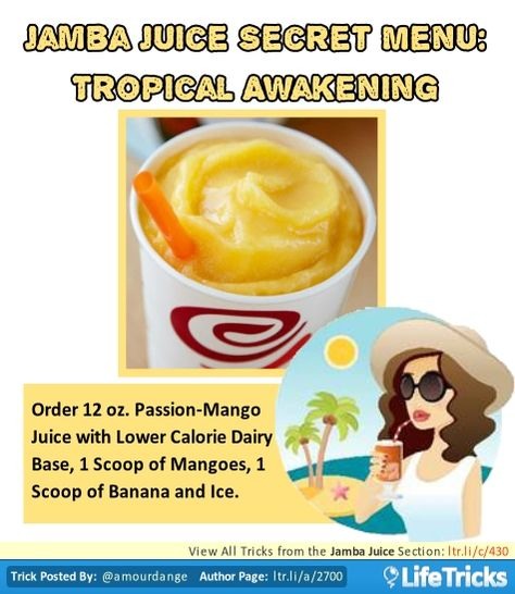 💟✨Jamba Juice Secret Menu & How To Order/ Make Them✨💟