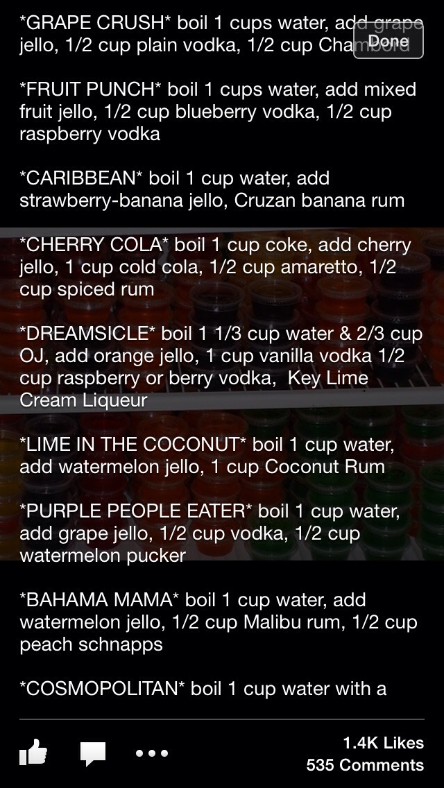 Jello Shots