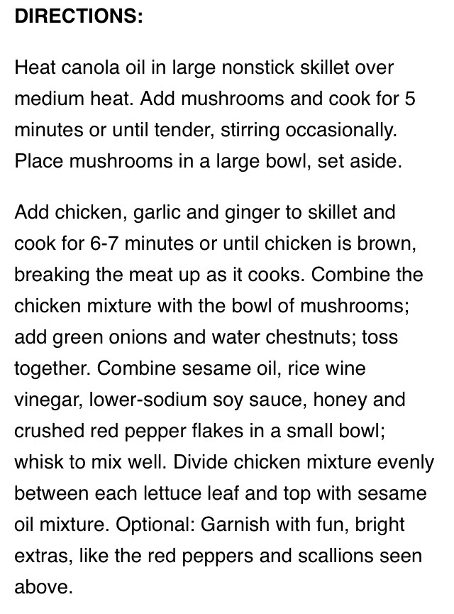 Healthy Homemade PF Changs Chicken Lettuce Wraps
