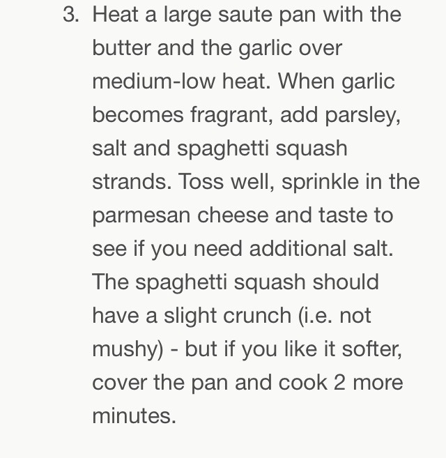 Healthy Pasta Alternative: Baked Spaghetti Squash With Garlic And Butter 