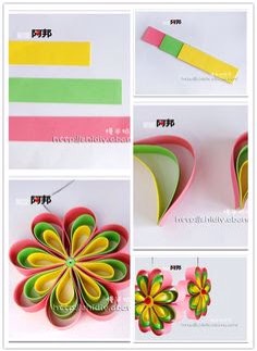 " Paper And Ribbon Crafts You Have To See" ✂️💗❤️💜💖"