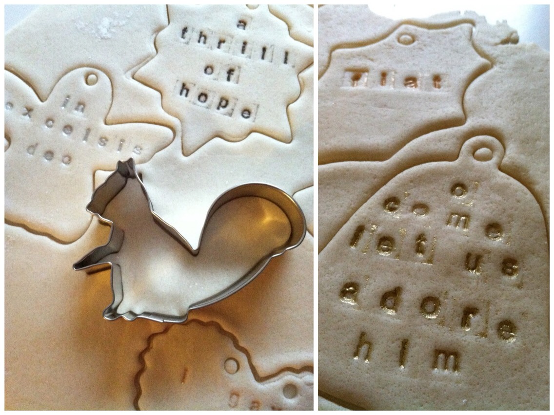 D.I.Y Salt Dough ornaments