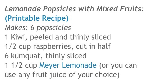 Lemonade Popsicle With Mixed Fruits - Healthy Snacks You And Your Kids Will Love! 😊🍓🍏🍒🍌🍋
