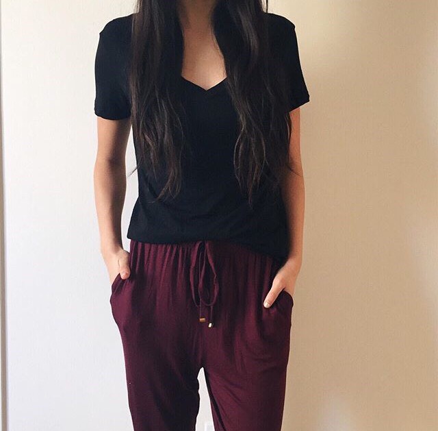 Burgundy Outfits 