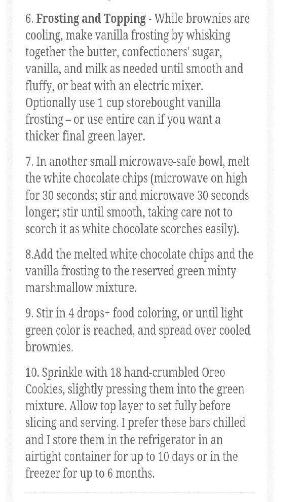 Triple layer fudgy mint oreo brownies!!