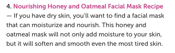 HOMEMADE face Mask Recipes 