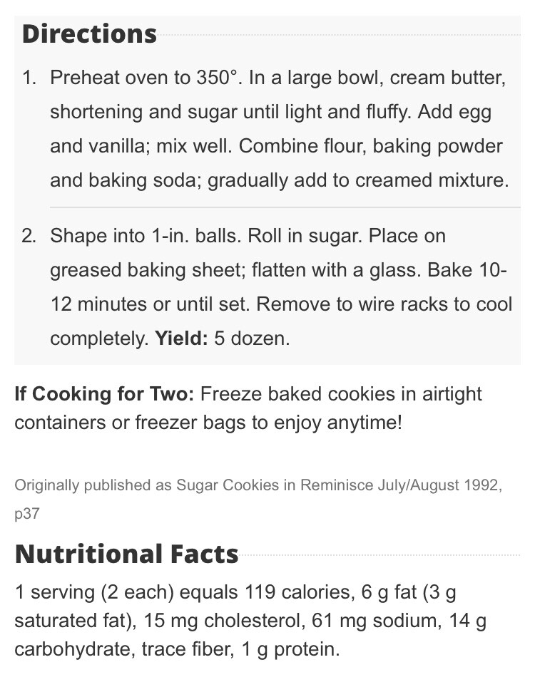 Easy Sugar Cookie Recipe!