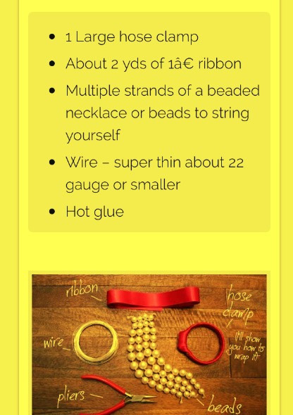 What youll need to make your Beaded Bow Bracelet👆...

