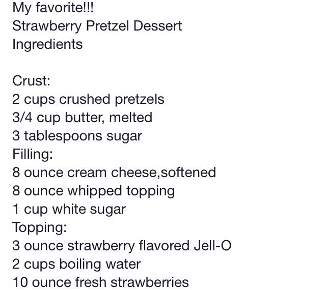 Strawberry Pretzel Dessert!😍😍😋