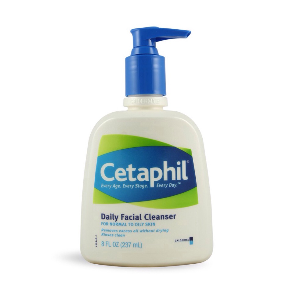 Wash your face with the cetaphil face wash and pat try with a towel