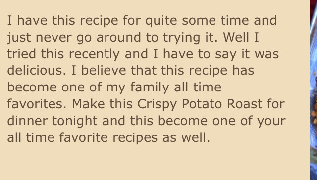 See Recipe --> Next Page
OK 2 Like π
Tap repeatedly on picture/screen for better viewing. STRETCH size with fingers, slide photo up or down. -> Click Done to return.