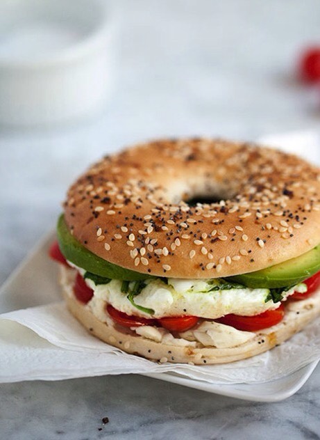 Microwave Egg and Vegetable Sandwich