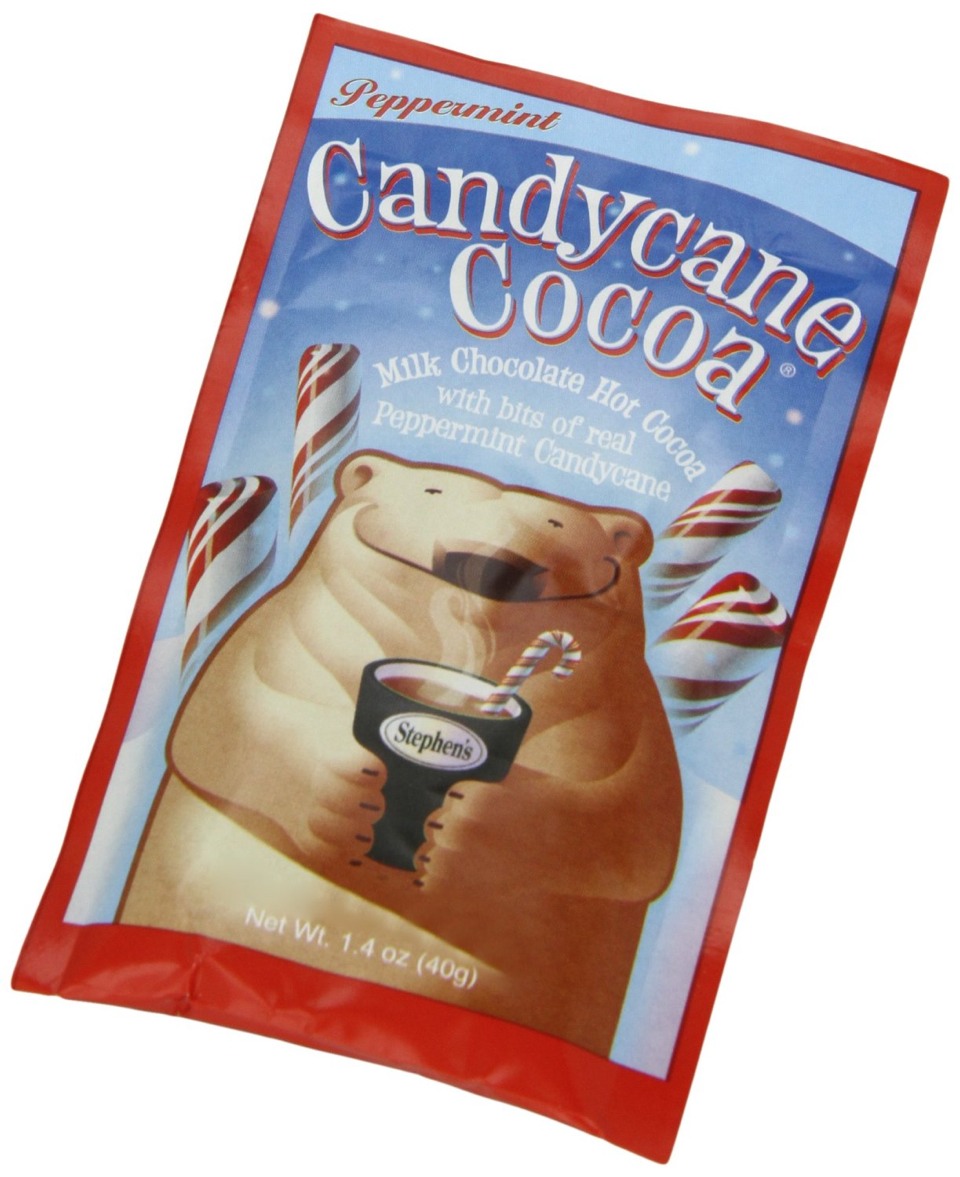 Get a hot chocolate mix and put it in the glove