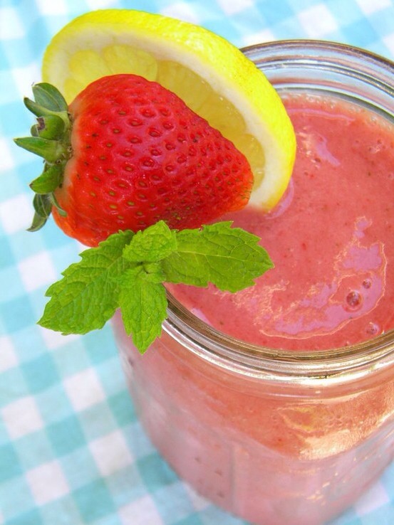 5.

Strawberries are packed with vitamin c, which will help you detox and clear your skin. Vitamin c has actually been shown to be anti-aging too! So not only will this drink clear your skin, but it will also help protect it for later. Cucumbers also flush toxins from your body and clear your skin.