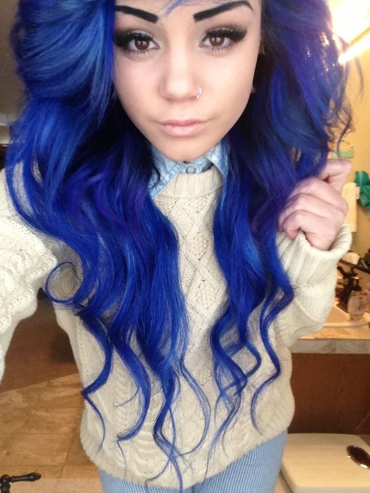 Beautiful Blue Hair
