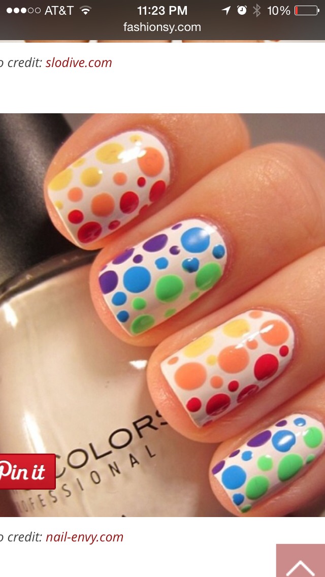 Nail Art: Super Fun Multicolor 