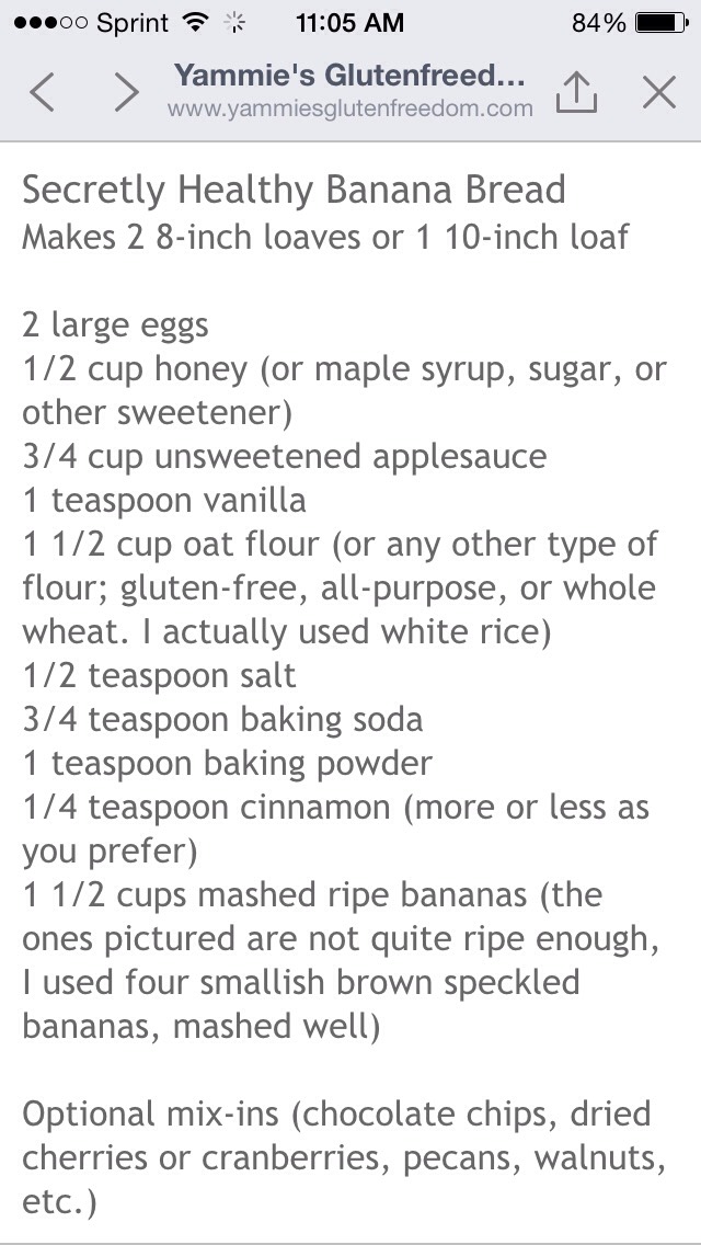 Healthy Banana Bread