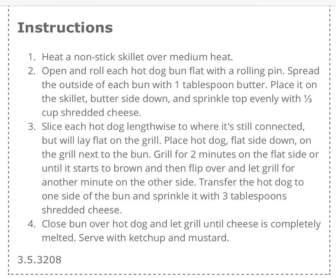 Grilled Cheese Hot Dogs