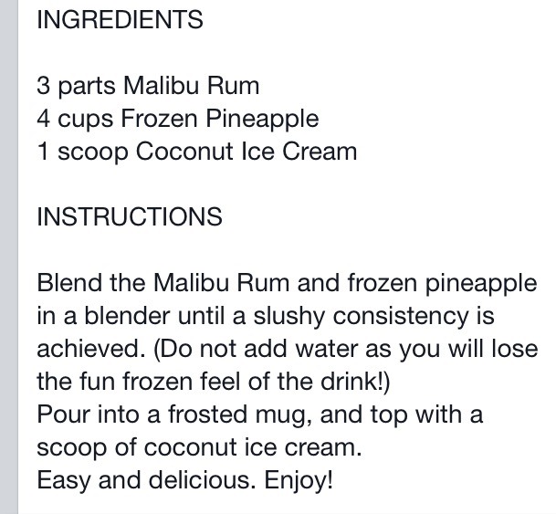 🍍 Malibu Pineapple Float 🍍
