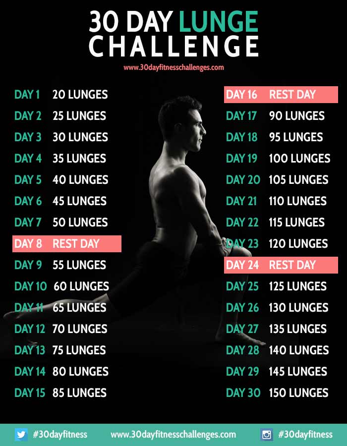 30 day workout challenges 👍