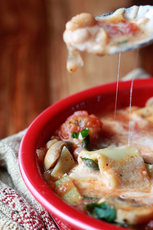Delicious Veggie Lasagna Soup 🍲