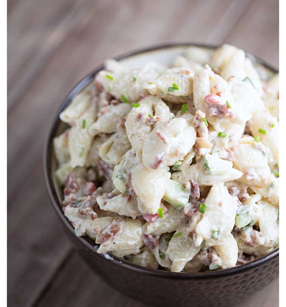 Creamy Bacon Ranch Pasta Salad