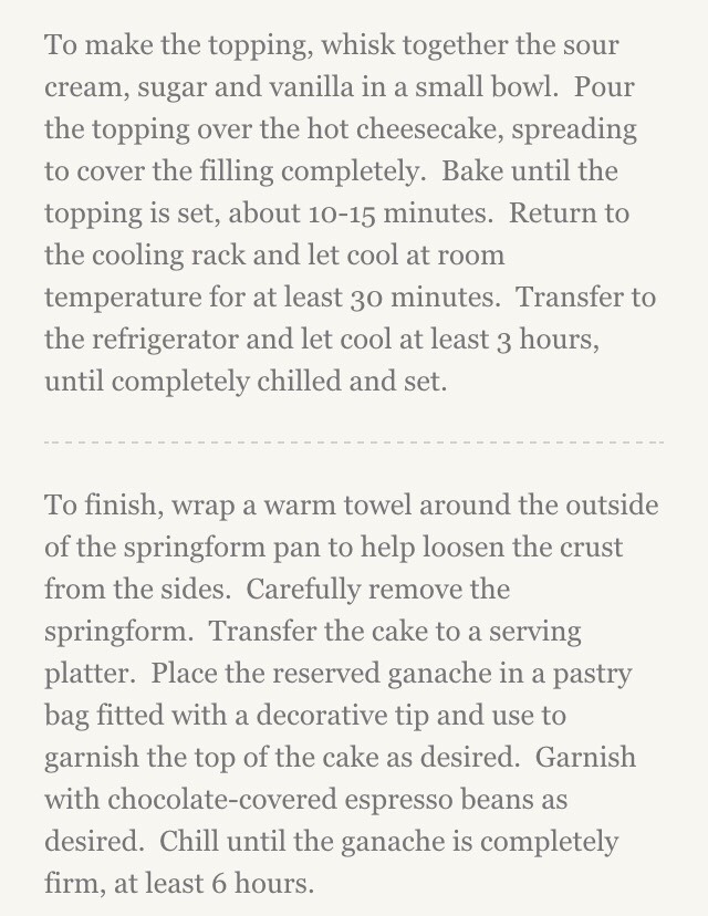 "CAPPUCCINO FUDGE CHEESECAKE"