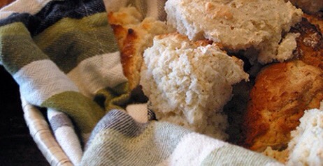 Biscuits
Self rising flour
Buttermilk
http://www.thekitchn.com/recipe-twoingredient-biscuits-74847