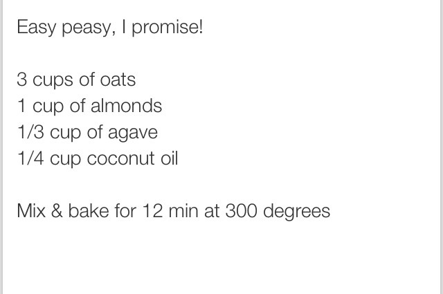 Healthy Homemade Granola