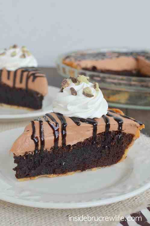 🍰SO DELICIOUS!!! Andy's Mint Cheesecake Brownie Pie!!! Tastes Like Heaven!!!!(: 🍰