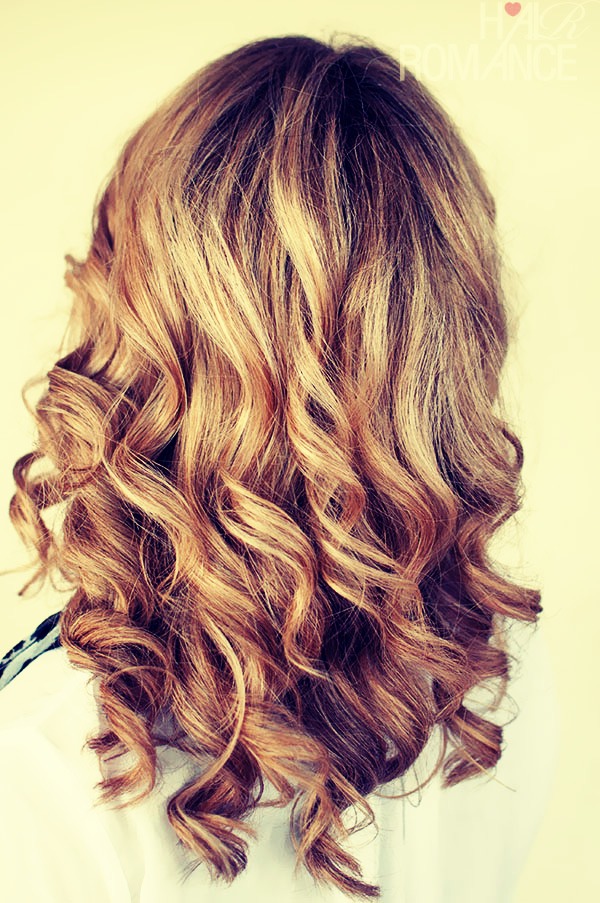 4. Curl it! A nice way to keep your hair down but not be boring👎