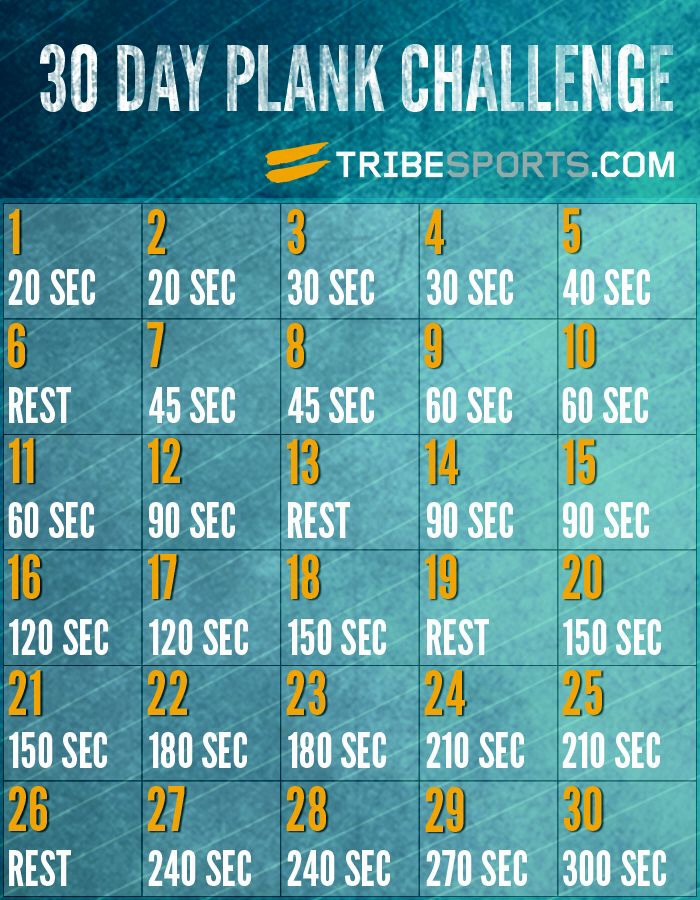 30 Day Plank Challenge