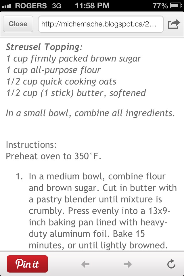 Apple Crumble Cheescake Recipe!