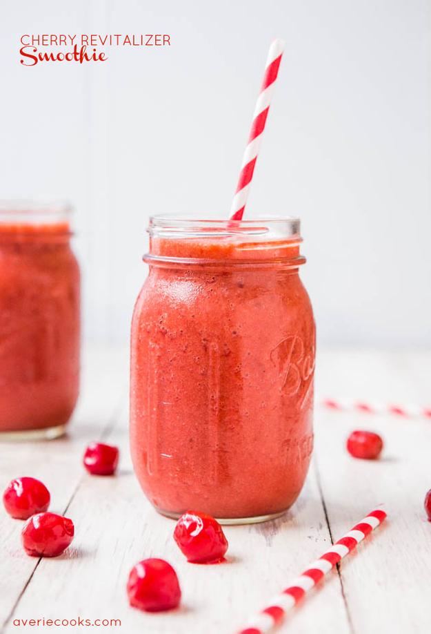 5. Tart Cherry “Revitalizer” Smoothie