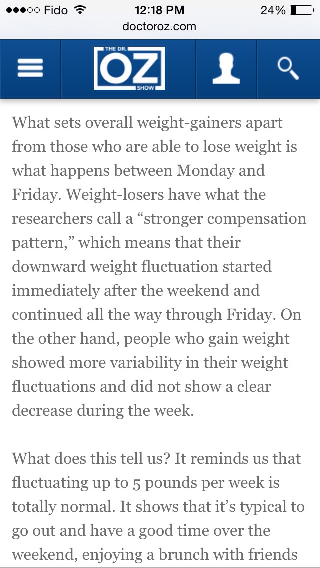 Science Reveals Your Skinniest Day Of The Week ...