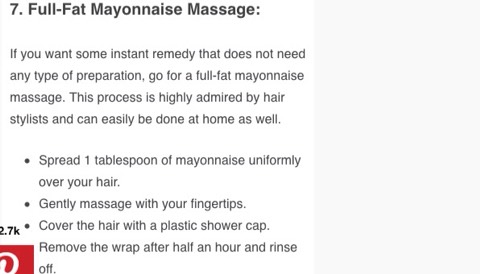  🙆 13 Dry Hair Treatments From Your Kitchen 