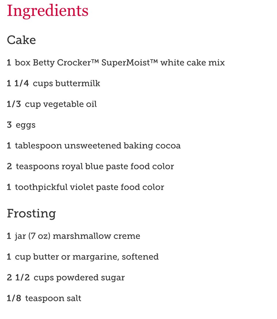 The Royal Blue Velvet Cake