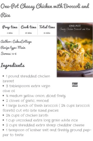 One Pot Cheesy Chicken Broccoli And Rice