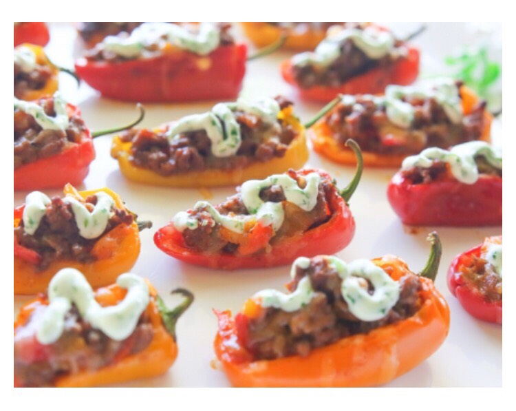 Mini Taco Stuffed Peppers!!!