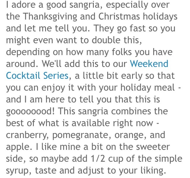 Holiday Drink Worth Trying! 