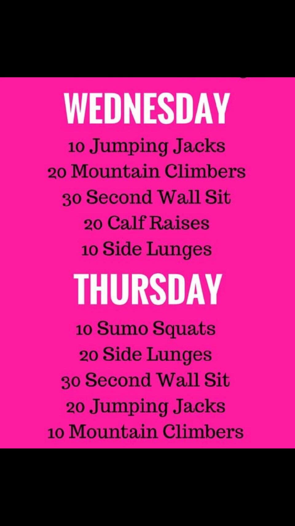 Before Bed Workout