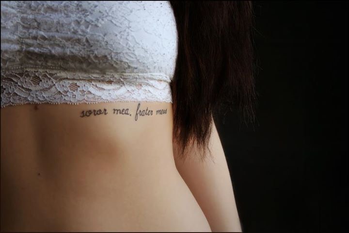 Beautiful Under Breast Tattoo Designs
