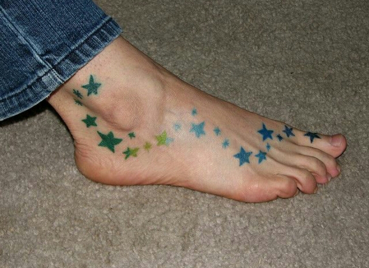 Beautiful Star Tattoos For Women! !!